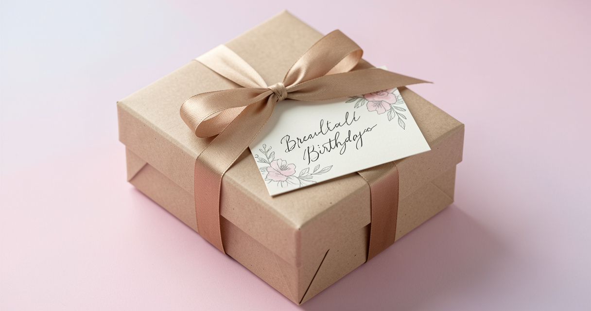 Coffret cadeau anniversaire personnalisé avec carte manuscrite, idée cadeau originale 2026
