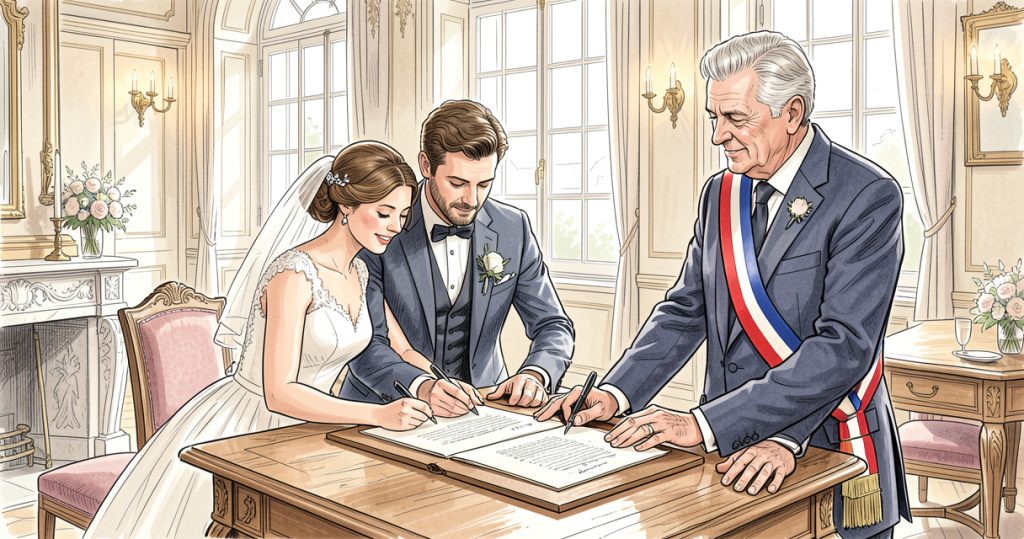 Mariage civil en mairie 2026 : démarches, délais et cérémonie