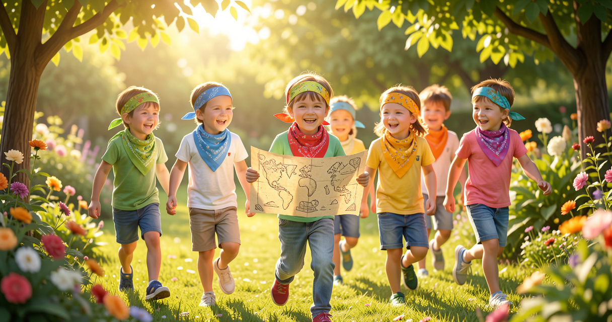 Chasse au trésor anniversaire : le guide pas à pas 4-12 ans